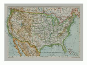 Mappa degli Stati Uniti d