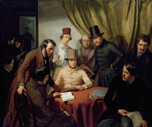 I membri del Club degli Artisti di Amburgo, 1840