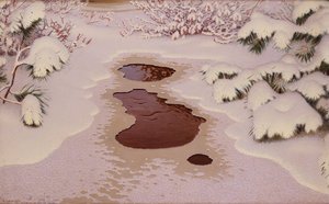 Primavera in inverno da Gustaf Fjaestad