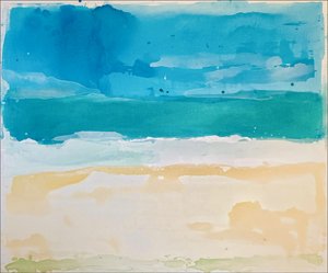Paesaggio marino su una spiaggia tranquilla da Gustaf Tidholm