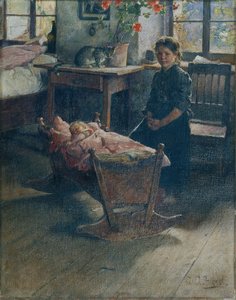 Alla culla da Gustav Adolf Hessl