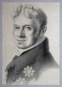 Ritratto del principe Grigory Alexandrovich Stroganov 1770-1857, anni 1820 da Gustav Adolf Hippius