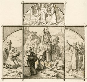 Il viaggio di Martin Lutero a Roma 1510. Era felice di vedere Roma ma inorridito dalla magnificenza e dalla depravazione da Gustav Ferdinand Leopold Konig