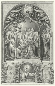 La morte di Martin Lutero da Gustav Ferdinand Leopold Konig