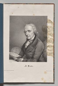 Autori famosi della Germania: Ritratto di Johann Elert Bode da Gustav Karl Friedrich Luderitz