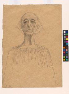 Ritratto a busto di un uomo da Gustav Klimt