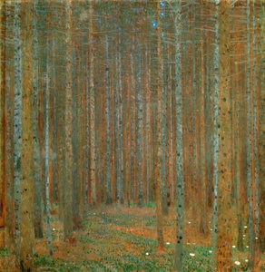 Foresta di abeti I da Gustav Klimt