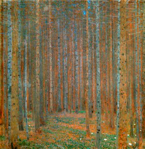 Foresta di abeti I da Gustav Klimt