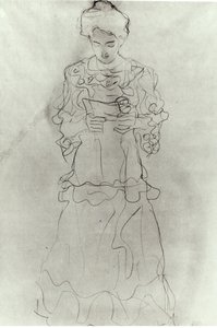 Ragazza che legge I da Gustav Klimt