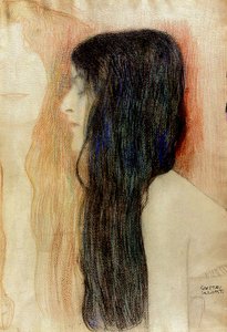 Ragazza con i capelli lunghi, 1898-99