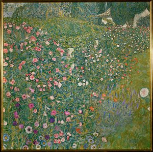 Paesaggio giardino italiano da Gustav Klimt