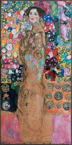 Signora con ventaglio da Gustav Klimt