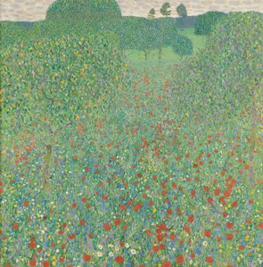 Campo di papaveri da Gustav Klimt
