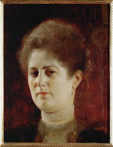 Ritratto di signora, 1894 circa (olio su tavola) da Gustav Klimt