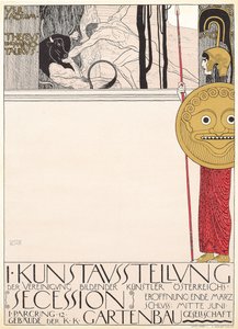 Poster per la prima mostra secessionista a Vienna nel 1898