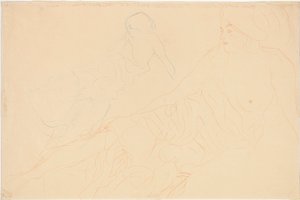 Nudi Reclini da Gustav Klimt