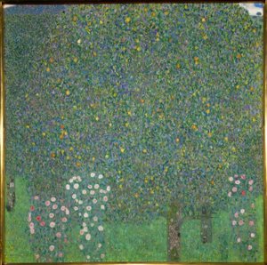 Rose sotto gli alberi da Gustav Klimt