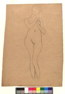 Stehender weiblicher Akt da Gustav Klimt
