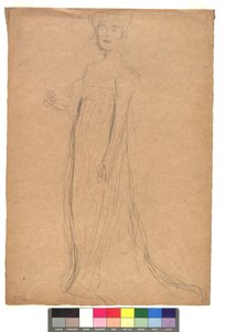 Studie zu einem Damenporträt da Gustav Klimt