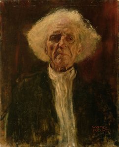 Studio della testa di un uomo cieco