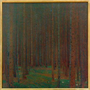 Foresta di abeti I da Gustav Klimt