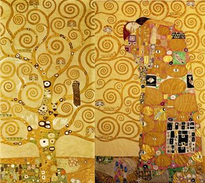 Il fregio Stoclet, (dettaglio) Albero della Vita, c.1905-09 da Gustav Klimt