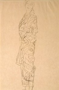 Donna in kimono da Gustav Klimt