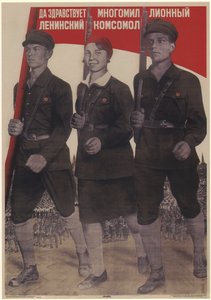 Lunga vita al Komsomol leninista di milioni di membri, 1932 da Gustav Klutsis