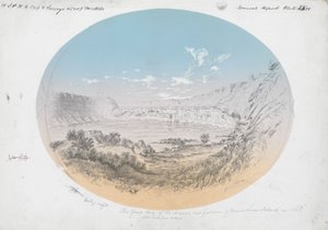 Grandi cascate del fiume Missouri da Gustav Sohon