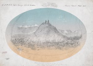 Mucchio di sorgenti termali nel da Gustav Sohon