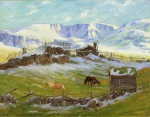 Sole del mattino sulla montagna, Vaga da Gustav Wentzel