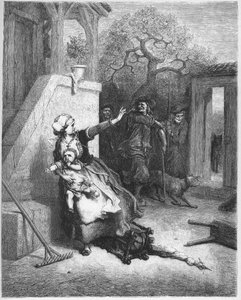 Il lupo, la madre e il suo bambino - da 