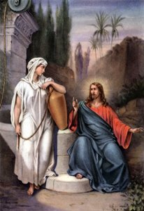 La buona samaritana, c.1950s da Gustave (after) Dore