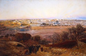 Gerusalemme dal Monte degli Ulivi, 1902