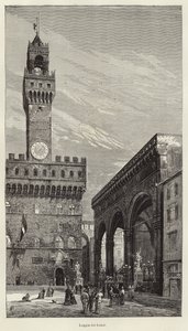 Loggia dei Lanzi da Gustave Bauernfeind