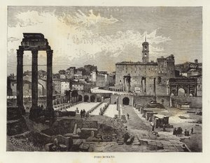 Il Foro Romano da Gustave Bauernfeind