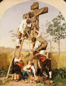 Decorazione del santuario da Gustave Brion