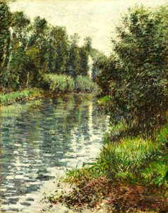 Un piccolo ramo della Senna, Argenteuil, 1888-90 da Gustave Caillebotte