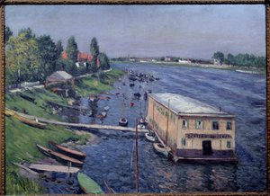 Garage per barche ad Argenteuil da Gustave Caillebotte