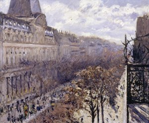 Boulevard des Italiens, 1880 da Gustave Caillebotte