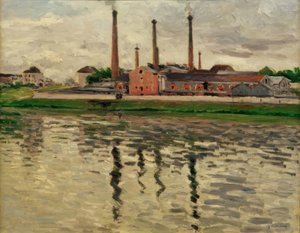 Fabbriche ad Argenteuil da Gustave Caillebotte