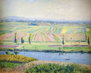 Francese:  La Plaine de Gennevilliers La pianura di Gennevilliers dalle colline di Argenteuil