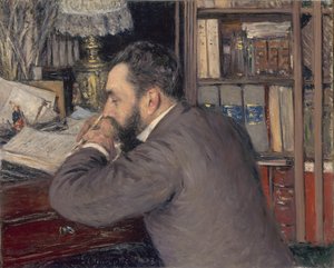 Henri Cordier, 1849-1925, 1883 da Gustave Caillebotte