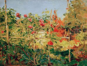 Giardino a Trouville da Gustave Caillebotte