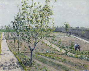 Orto, Petit Gennevilliers da Gustave Caillebotte