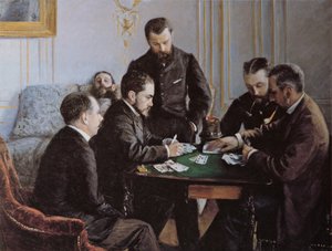 La partita di bésigue, ca 1881