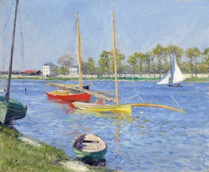 La Senna ad Argenteuil da Gustave Caillebotte