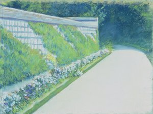 Le Mur du Jardin Potager, Yerres da Gustave Caillebotte
