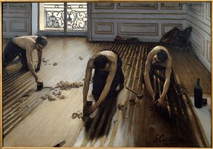 Piallatori di parquet da Gustave Caillebotte