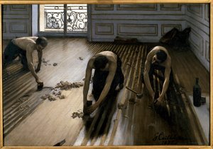I raschietti per pavimenti da Gustave Caillebotte